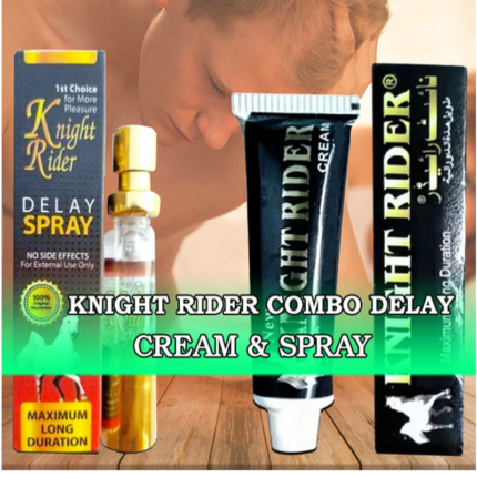 Knight Rider Delay Cream And Delay Spray