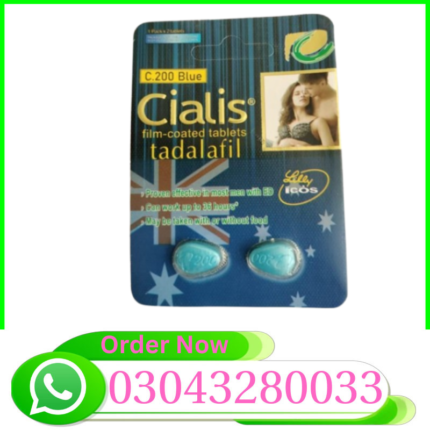 Original Cialis C200 Blue 2 Tablets Made In UK