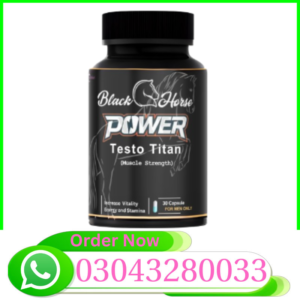 Black Horse Power Testo Titan Capsules